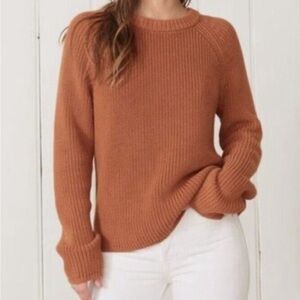 Jenni Kayne Everyday Sweater Canyon Orange: SZ S